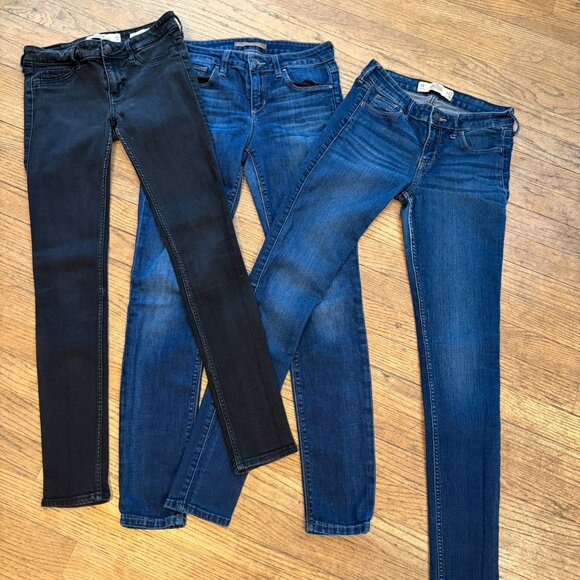 High-Rise Hollister & Joe's Skinny Jeans Bundle | Size 1R/25W (3 items) - Picture 2 of 4